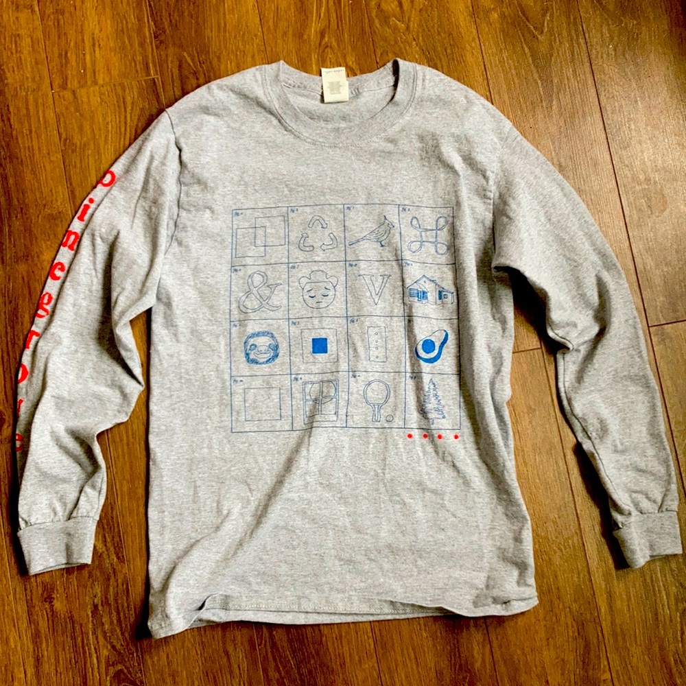 PINEGROVE Long Sleeve Graphic Band Tee— Size S— NWOT Collectible